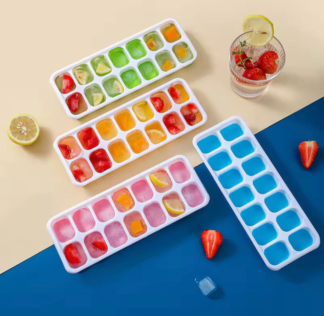 14 Grid Ice Cube Tray, Easy Release Mini Ice Cube Tray, Square Shape Ice Maker Ice Cube Tray 14 Grid Ice Cube Tray, Easy Release Mini Ice Cube Tray, Square Shape Ice Maker Ice Cube Tray